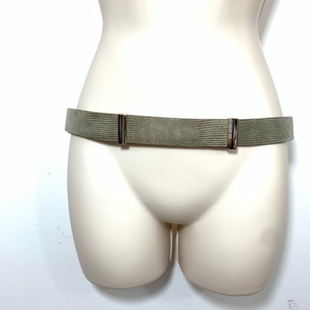 NWT Ann Taylor leather faux snakeskin belt small